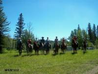 The group before hitting the trails. Summer 2007